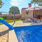 Boduleri For 9 People In Istria With Private Pool & Children Playground Villa