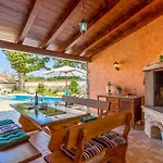 Boduleri For 9 People In Istria With Private Pool & Children Playground Villa Divsici