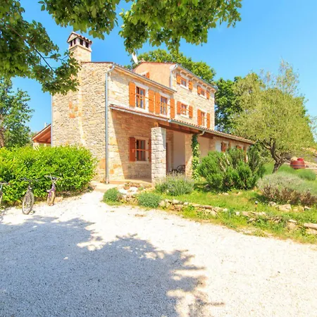 Boduleri For 9 People In Istria With Private Pool & Children Playground Villa Divsici