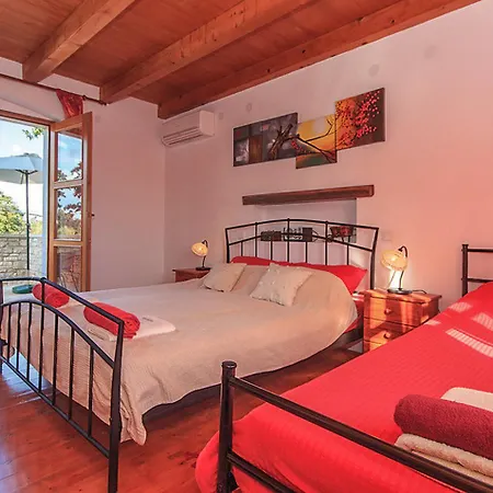 Boduleri For 9 People In Istria With Private Pool & Children Playground Villa Divsici