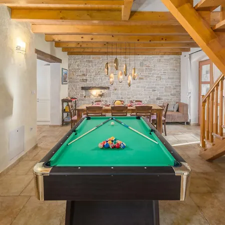 Boduleri For 9 People In Istria With Private Pool & Children Playground Villa