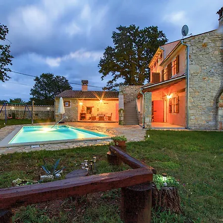 Villa Boduleri For 9 People In Istria With Private Pool & Children Playground
