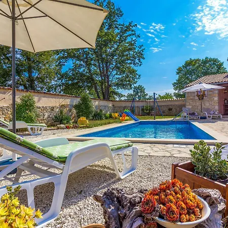 Vila Boduleri For 9 People In Istria With Private Pool & Children Playground *