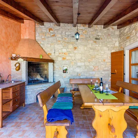 Boduleri For 9 People In Istria With Private Pool & Children Playground *