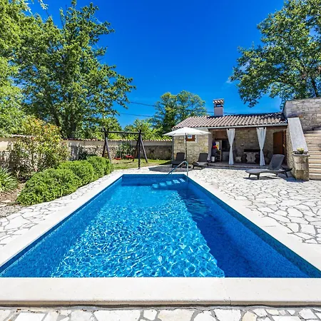Boduleri For 9 People In Istria With Private Pool & Children Playground Villa