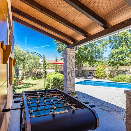 Vila Boduleri For 9 People In Istria With Private Pool & Children Playground Divsici