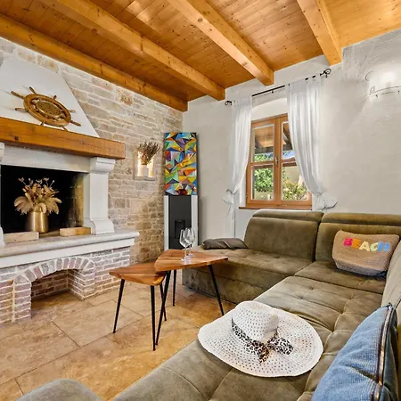 Villa Boduleri For 9 People In Istria With Private Pool & Children Playground