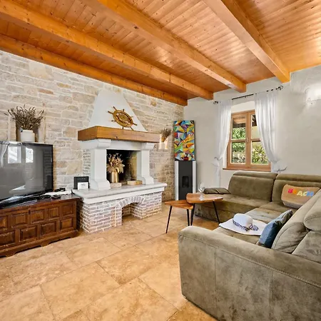 Boduleri For 9 People In Istria With Private Pool & Children Playground *
