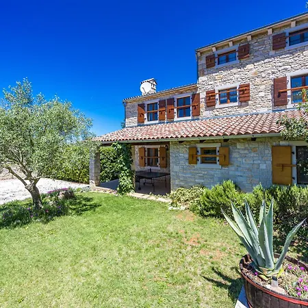 Boduleri For 9 People In Istria With Private Pool & Children Playground Villa Divšići