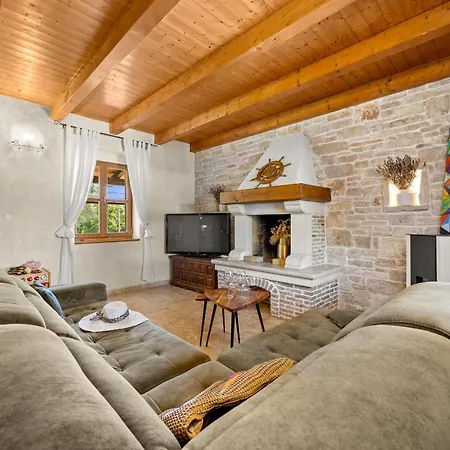 Villa Boduleri For 9 People In Istria With Private Pool & Children Playground Divšići