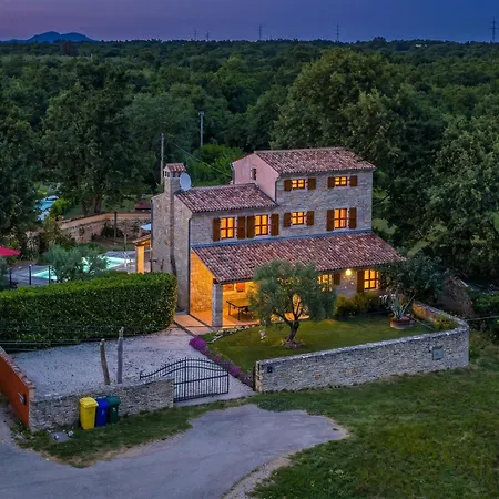 Villa Boduleri For 9 People In Istria With Private Pool & Children Playground