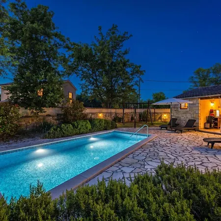 Boduleri For 9 People In Istria With Private Pool & Children Playground