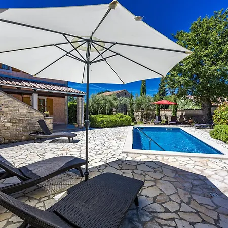Boduleri For 9 People In Istria With Private Pool & Children Playground Divsici