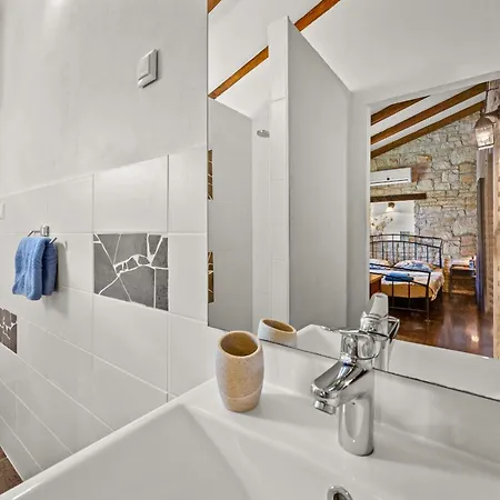 Boduleri For 9 People In Istria With Private Pool & Children Playground Vila