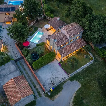 Boduleri For 9 People In Istria With Private Pool & Children Playground *