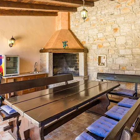 Boduleri For 9 People In Istria With Private Pool & Children Playground Divšići